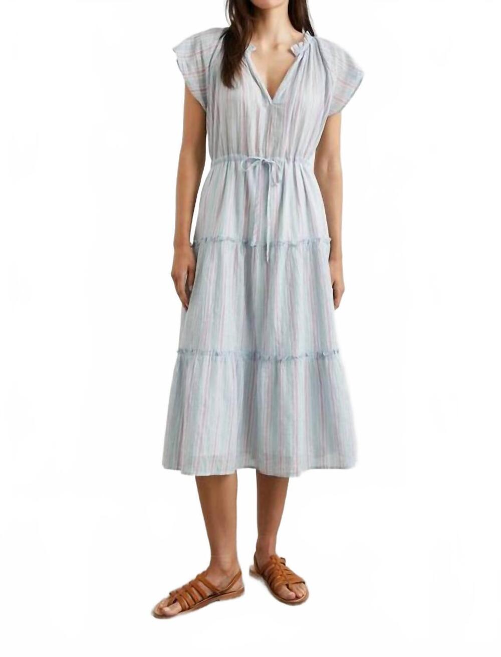 NEW RAILS women's juni dress in placid stripe